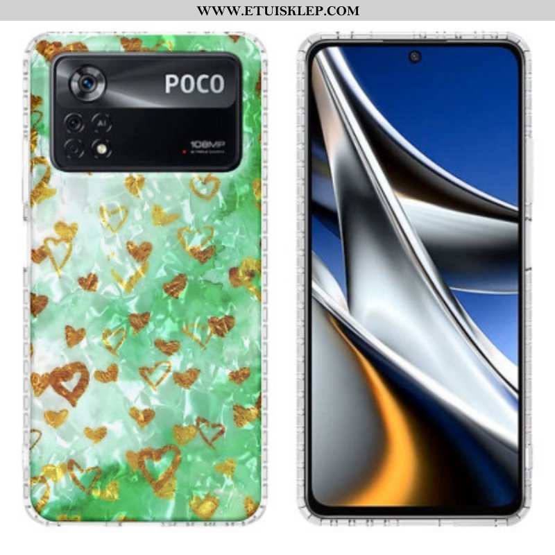 Etui do Poco X4 Pro 5G Stylowe Serca